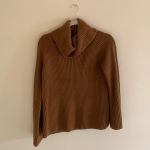 Cowl neck bell sleeve sweater